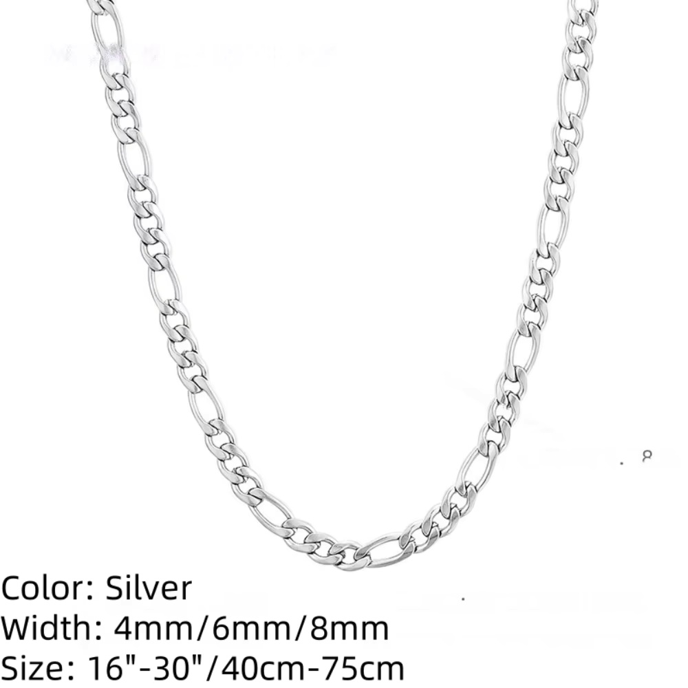 925 Sterling Silver Chain Necklace Men - 925 Sterling Silver Necklace Hip Hop