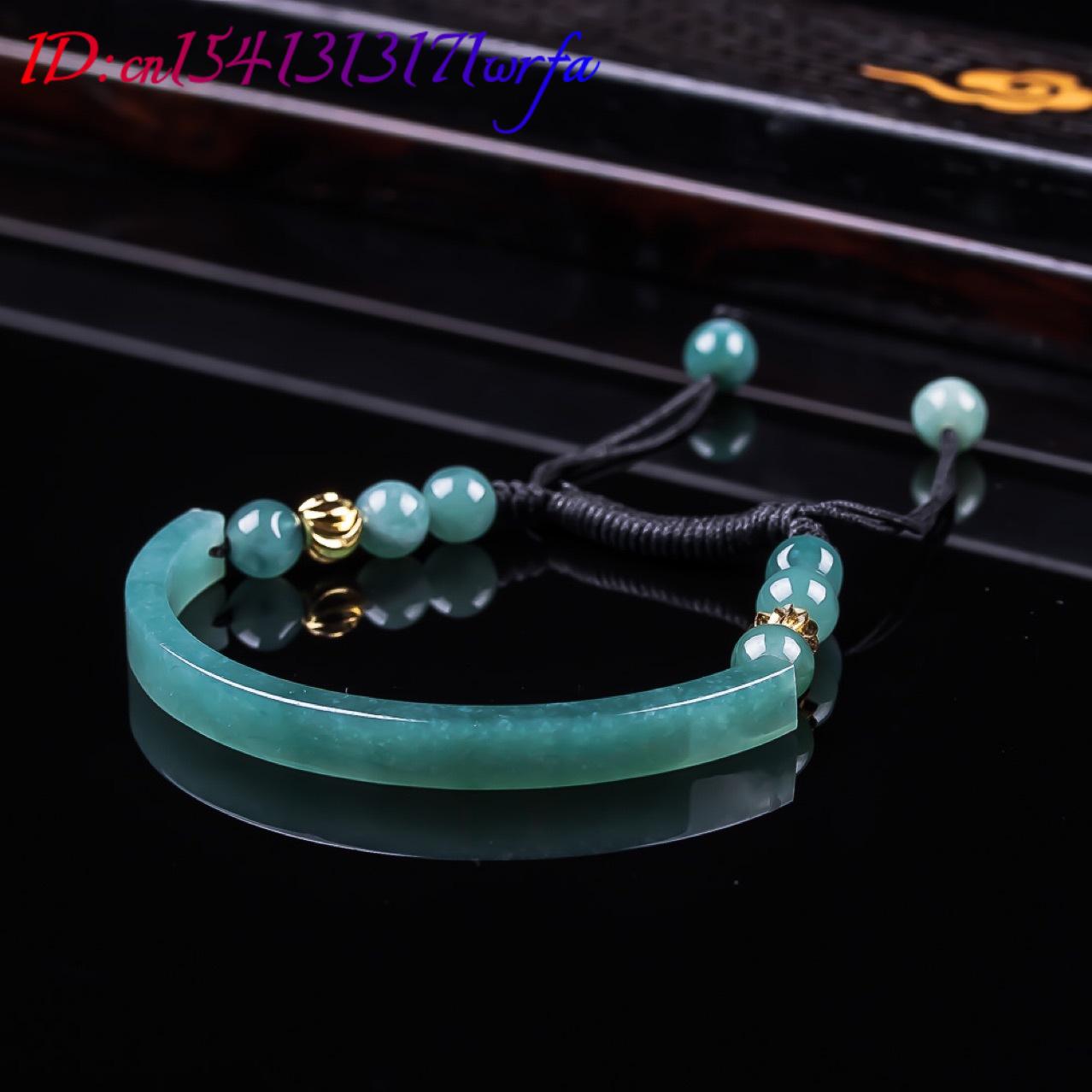 Myanmar Jadeite Bracelet Acces - Bracelets 评论和价格