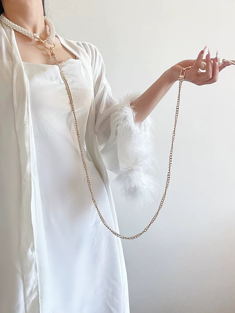 Vintage Pearl PU Leather Choke - Pearl Choker Necklace Vintage 评论和价格