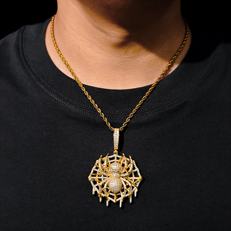 TUHE Hight Quality VVS1 Moissa - 925 Sterling Silver Chain Necklace Men 评论和价格